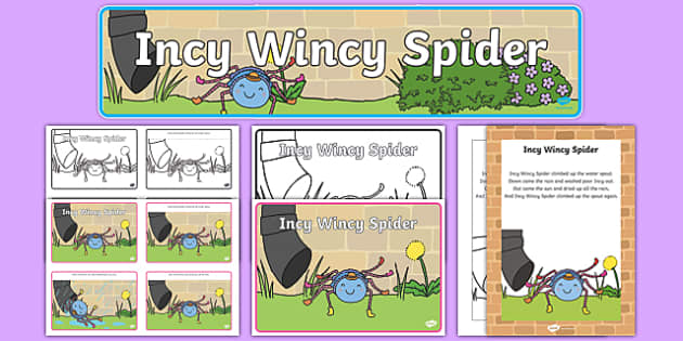Eensy Weensy Spider Song Video Teaching Resources
