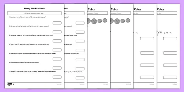 british money worksheets ks1 resource teacher made