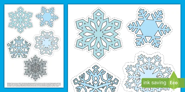 Snowflake Sequins - Art & Craft from Early Years Resources UK