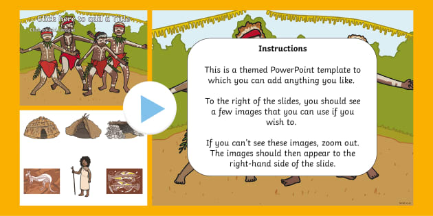 Aboriginal Slide Template | Aboriginal PowerPoint Template