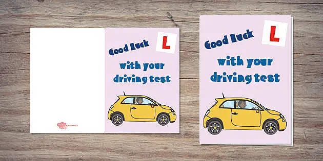 Bright Colours Good Luck Card