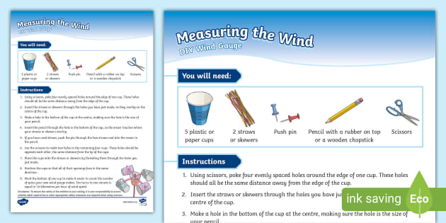 DIY Wind Gauge (Hecho por educadores) - Twinkl