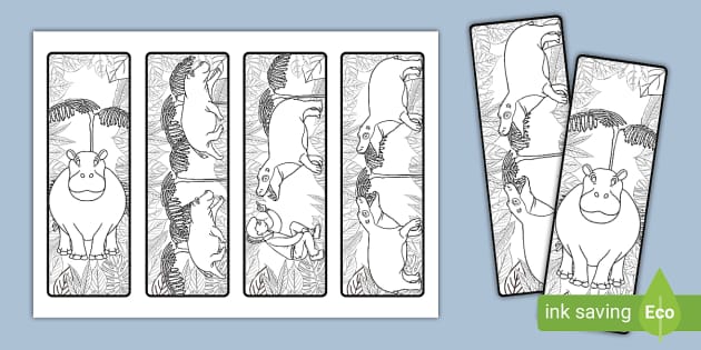 Bookmark - Hippo - Bookmark Bookmark - Hippo - Bookmark
