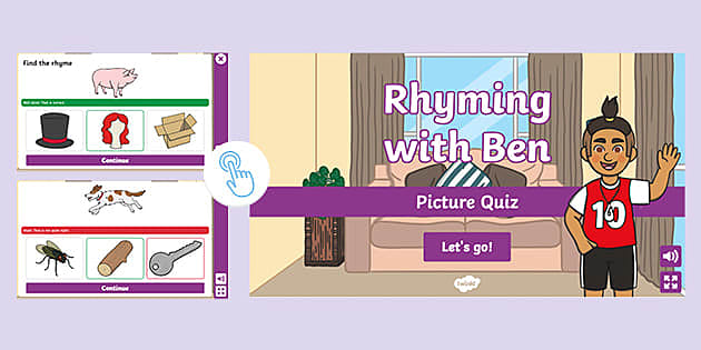 Rhyming with Ben: Level 1 Phonics (teacher made) - Twinkl