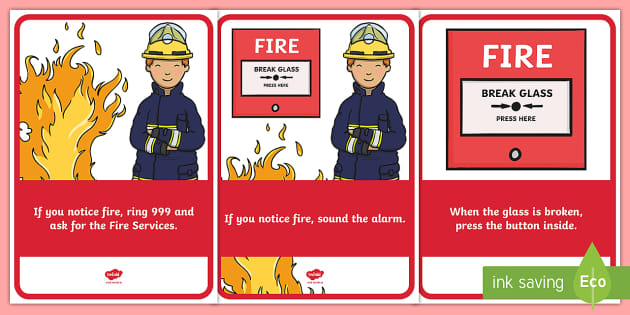 The Fire Station Aistear Fire Safety Posters - Twinkl