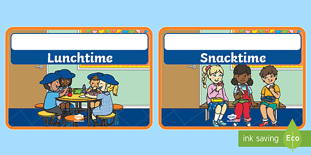 👉 Editable Lunchtime Snack Time Mat (teacher made)