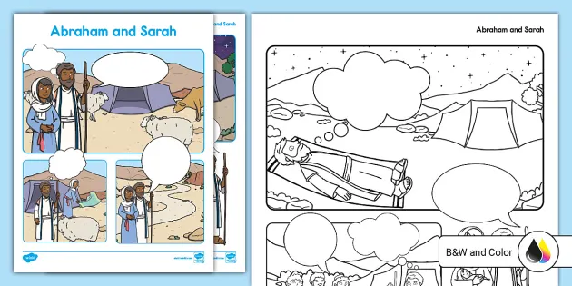 coloring pages of abram and lot video