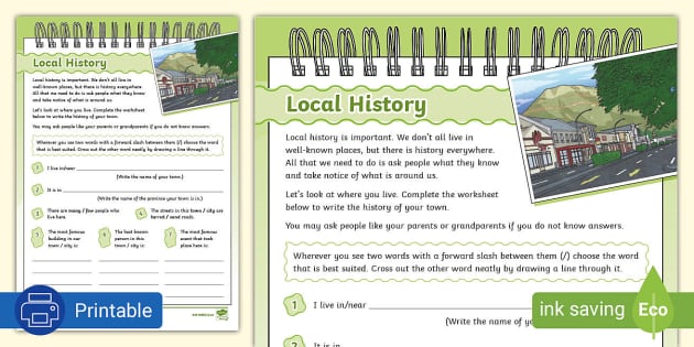 Local History (teacher made) - Twinkl