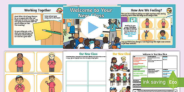 Welcome to Your New Class Resource Pack- KS1 PSHE Resources