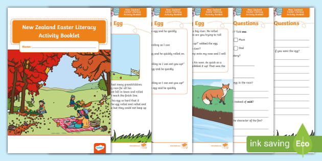 NZ Level 2 Easter Literacy Activity Booklet (teacher made)