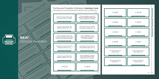 👉 Binomial Probability Distribution Worksheet | Beyond Maths