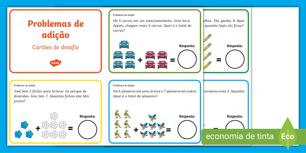 Adição para o 1º ano - Recursos de ensino