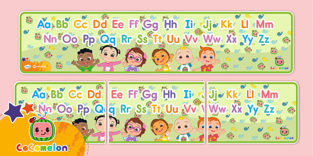 CoComelon Alphabet Banner For Learning Fun Twinkl CoComelon Alphabet Banner For Learning Fun Twinkl