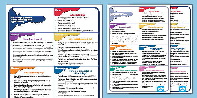 PYP Key Concept Questions: Guided Reading – Upper Primary