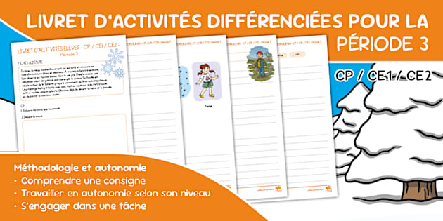 Livret D'ACTIVITÉS ÉLÈVES - CP / CE1 / CE2