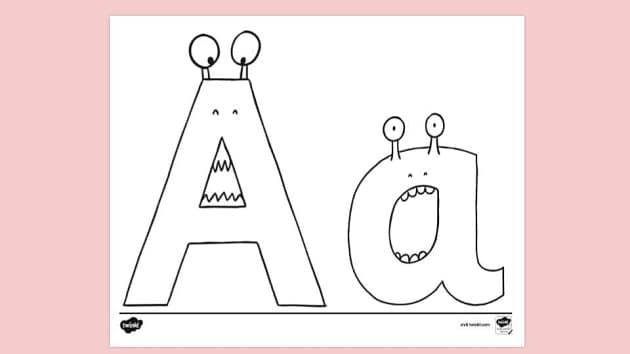 FREE! - Kids Letter Colouring | Colouring Sheets - Twinkl