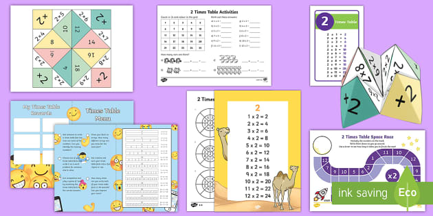 2 Times Table (صُمم من قبل مُختصّين)