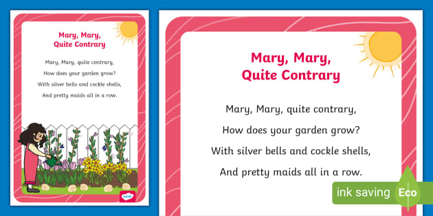 Blog - Mary Is Contrary