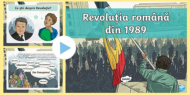 RevoluÈ›ia Din 1989 Prezentare Powerpoint Teacher Made