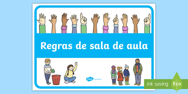 Cartaz De Regras De Sala De Aula