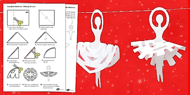 Christmas Ballerina Bunting Template (Teacher-Made) Twinkl