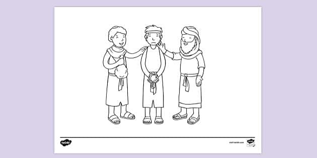 twelve sons of jacob coloring pages