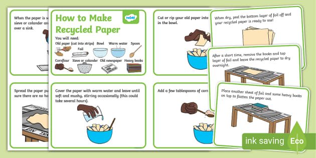 How to Make Recycled Paper