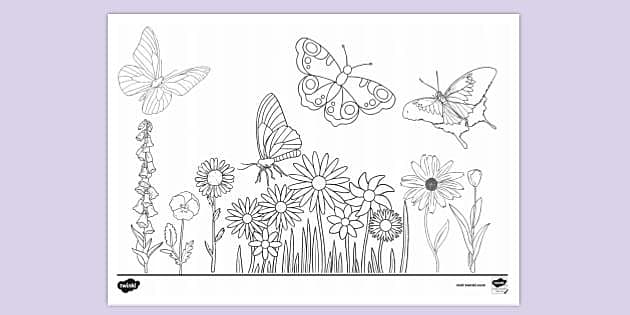 31 Printable Spring Coloring Pages for Adults & Kids - Happier Human