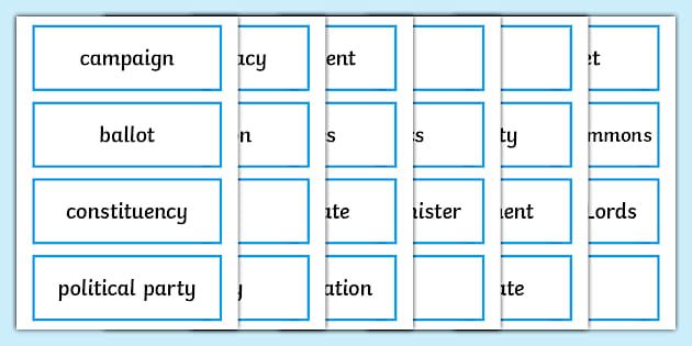 Democracy Key Words (Teacher-Made) - Twinkl