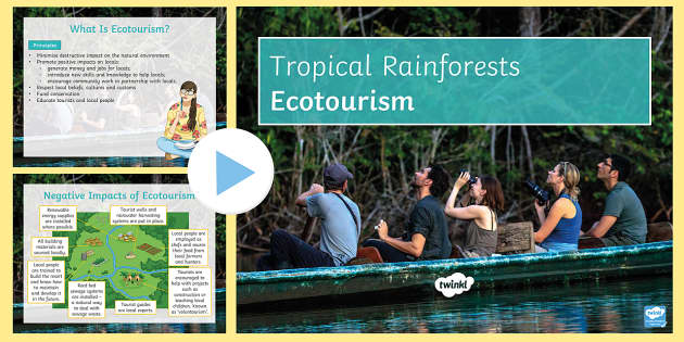 Ecotourism PowerPoint Template Secondary Geography