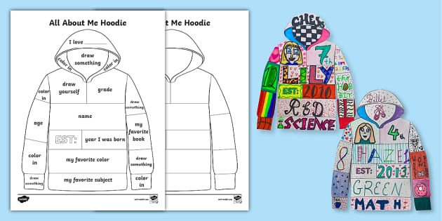 Hoodie Template designs, themes, templates and downloadable