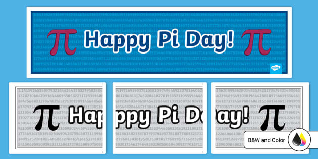 Happy Pi Day! Banner (teacher Made) - Twinkl