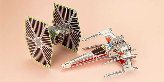 paper model spacecraft sci fi