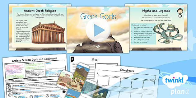 History: Ancient Greece: Gods and Goddesses KS2 Lesson Pack 5