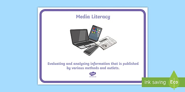 media literacy poster assignment