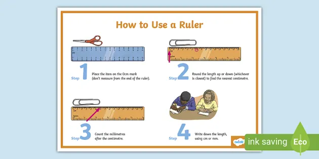 Uses of shop ruler