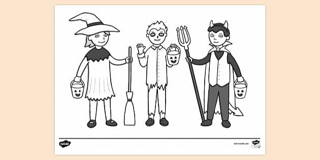 FREE! - Halloween Colouring | Colouring Sheets - Twinkl