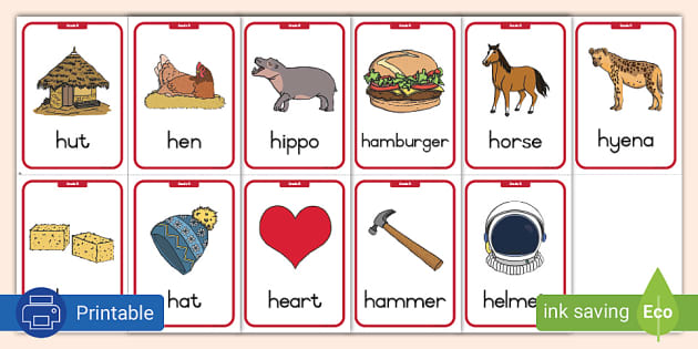 Gr. R Phonics H Flashcards (teacher Made) - Twinkl