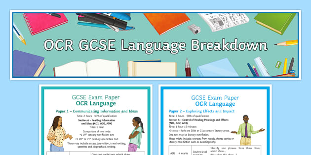 gcse-ocr-english-language-exam-breakdown-display-posters