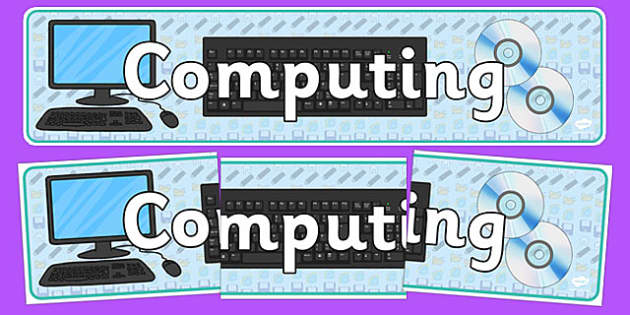 Computing Display Banner - computing, ict, display, banner, wall