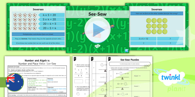 PlanIt Mathematics Year 4 Number and Algebra: Number and Place Value ...