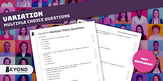 Variation Multiple Choice Quiz | KS3 | Beyond Science
