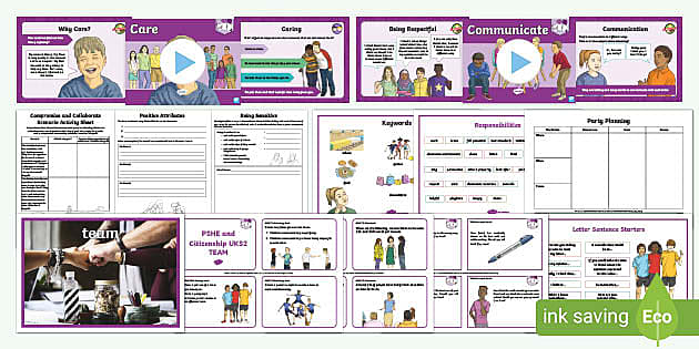 PSHE and Citizenship UKS2 Teamwork Unit Pack | TEAM Unit