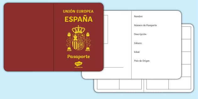 International Passport Template For Kids Printable - Parents