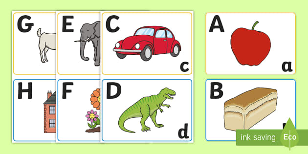 Alphabet Upper Case Letter Posters - classroom HQ