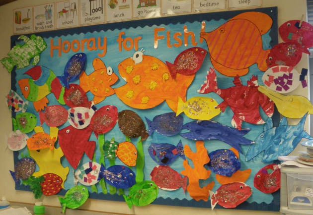 Hooray for Fish Display, fish, underwater, colourful,story