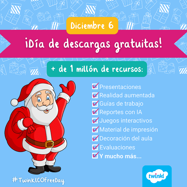 Día de descargas gratis en Twinkl Colombia - Twinkl
