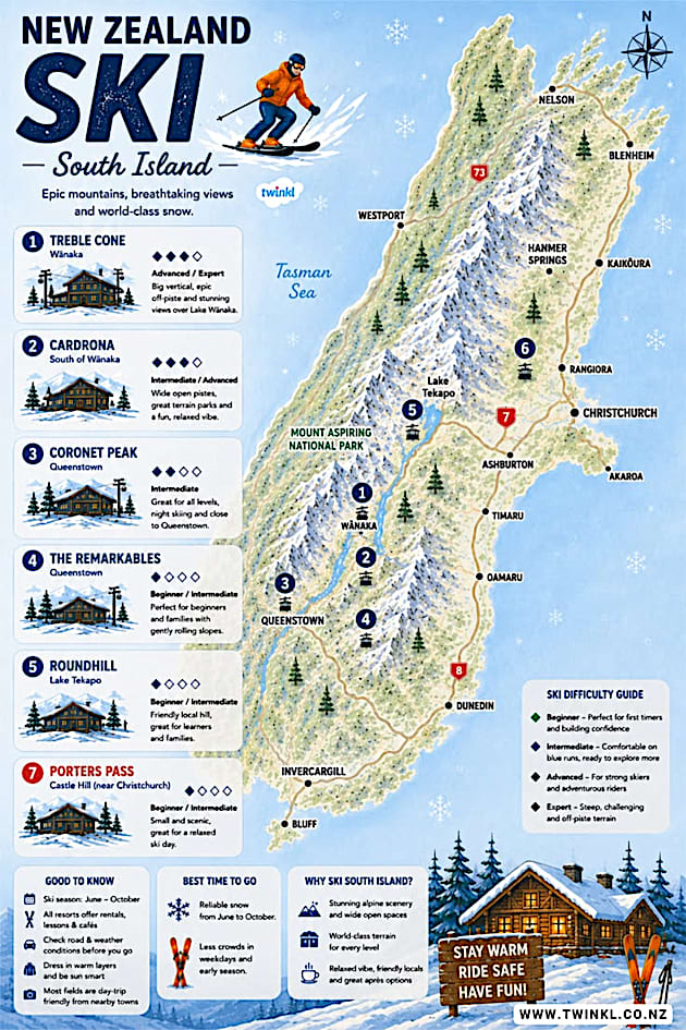 Where to Ski in New Zealand: Your Complete Guide to Snow, Seasons, and ...