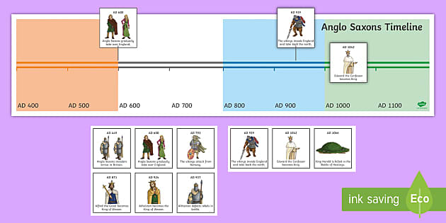 anglo saxon timeline primary homework help