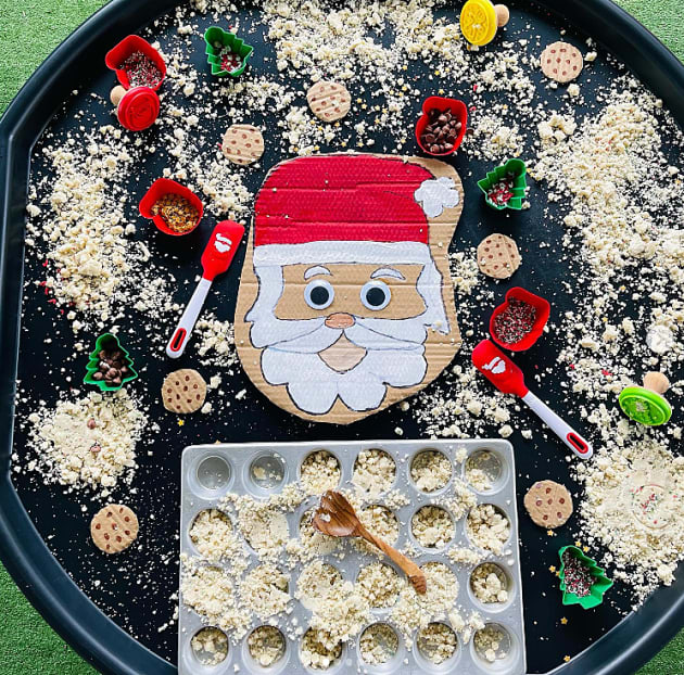 Christmas sensory play ideas for early years twinkl